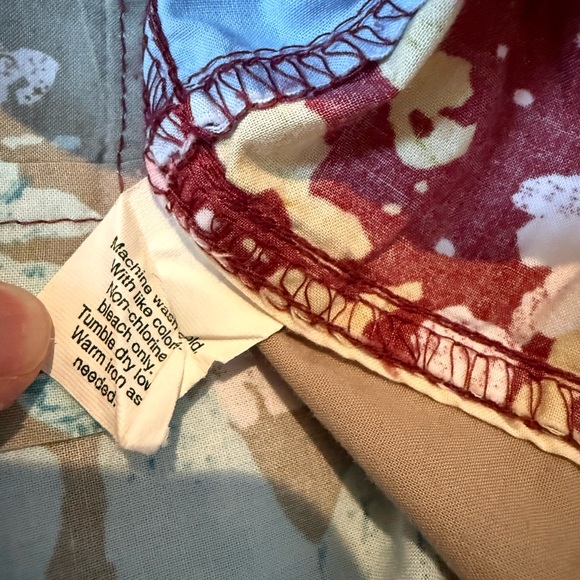 J. Crew Allover Patchwork Button Down Casual Preppy Colorful Men’s Shirt Size XL - Picture 5 of 12